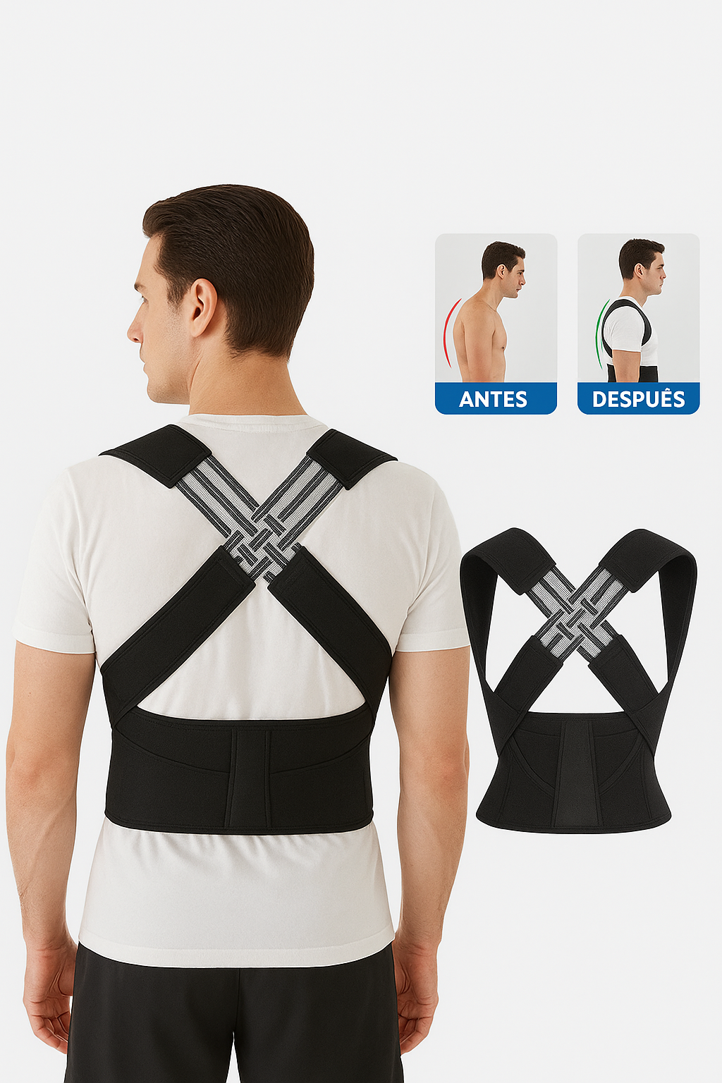 Chaleco Corrector De Postura Cruzado